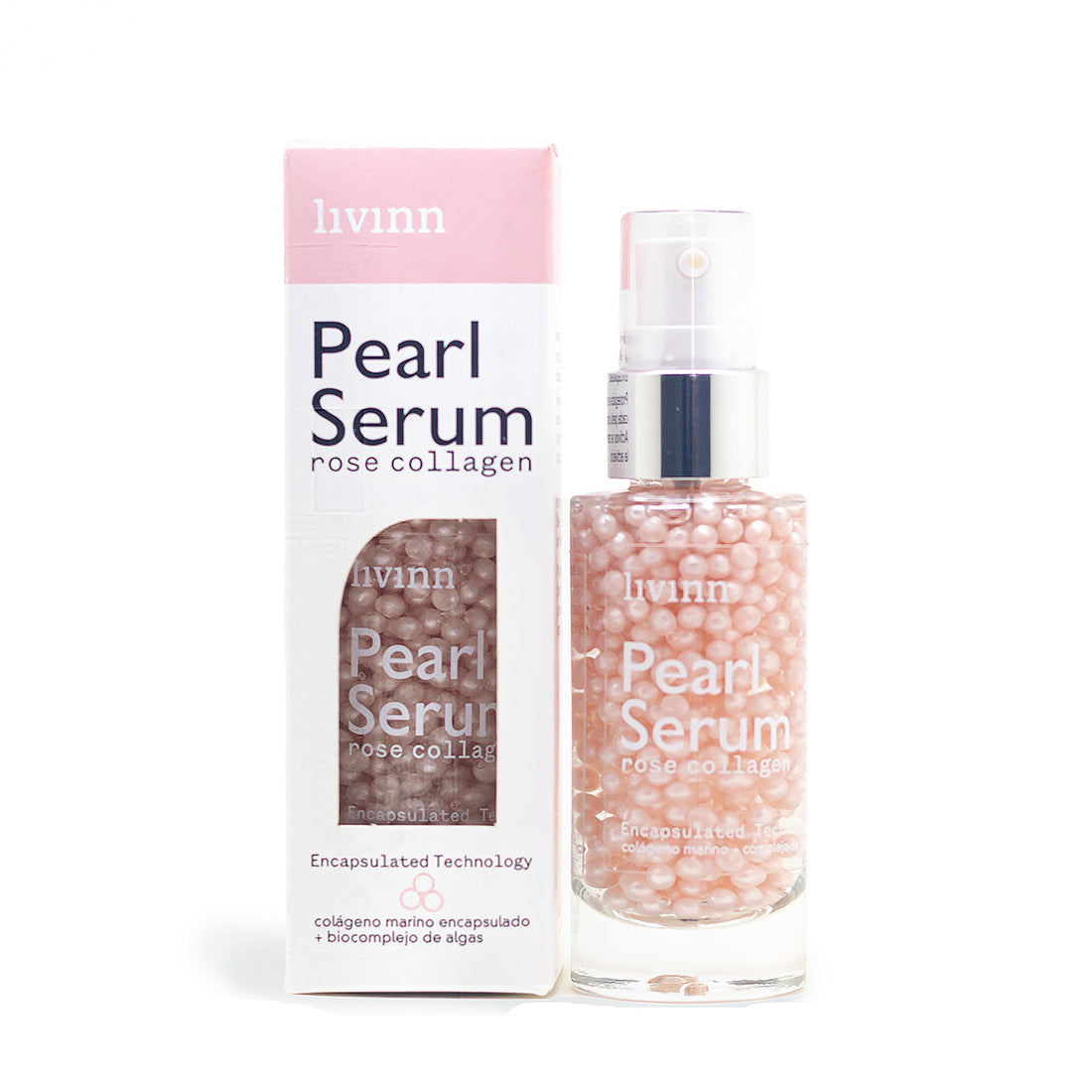 ROSE COLLAGEN PEARL SERUM- Primer Serum Natural con Activos Encapsulados
