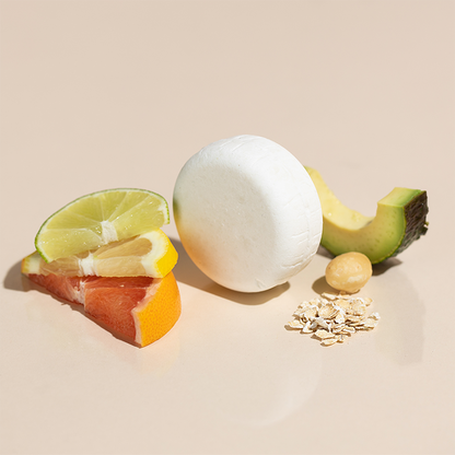 DÚO SÓLIDOS DE DUCHA -Mousse de Ducha  Solida + Exfoliante de Ducha Natural