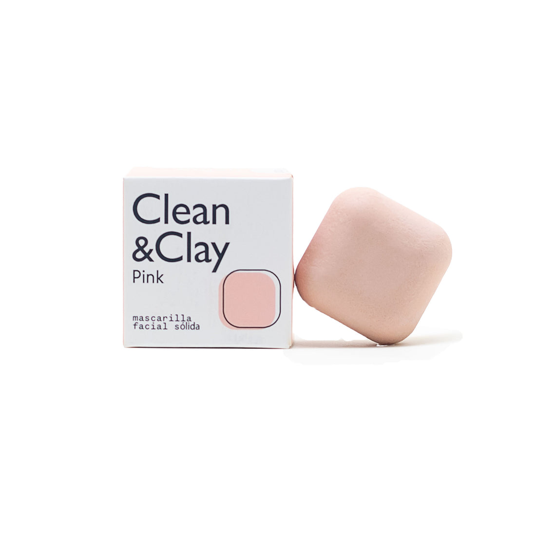 CLEAN &amp; CLAY PINK - Mascarilla Facial Sólida Natural