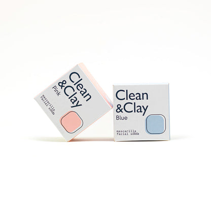 DÚO CLEAN&amp;CLAY- Mascarillas Faciales Sólidas Naturales